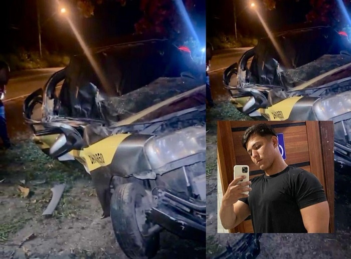 Vídeo – Jovem de SJB morre após veículo sair da pista e colidir com árvore em Campos