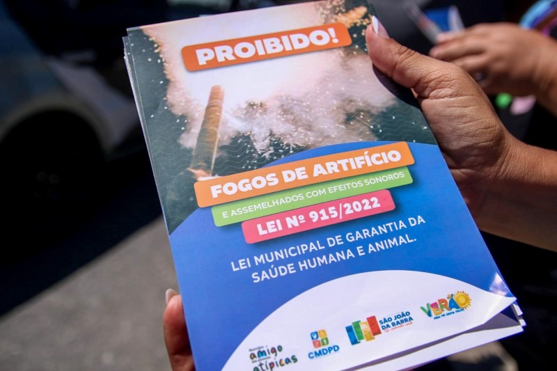 Decreto regulamenta lei contra fogos com estampidos em SJB e prevê multas que vão de R$ 232,74 a R$ 2.327,4