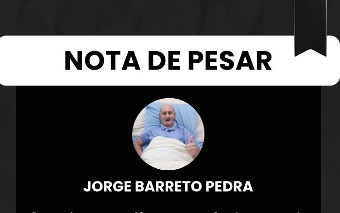Morre, aos 73 anos, Jorge Pedra, pai da vereadora Joice Pedra