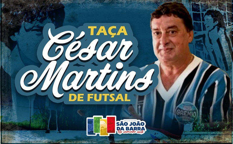 Taça César Martins de futsal masculino começa nesta terça em SJB