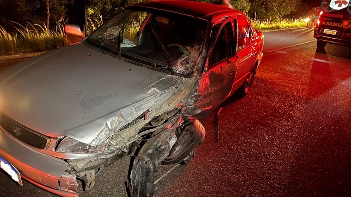 Vídeo – Acidente deixa quatro feridos em São João da Barra