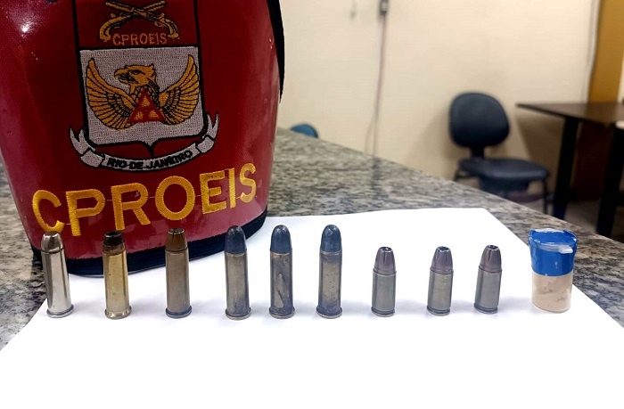 Munições e droga são apreendidas em São João da Barra