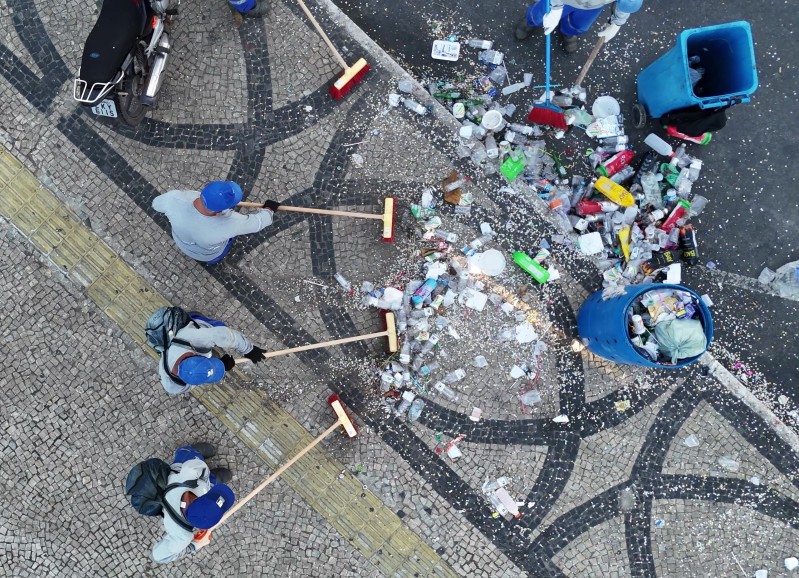 SJB recolhe 329 toneladas de resíduo domiciliar durante o Carnaval