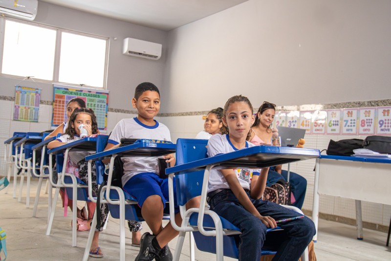 Climatização chega a escola de Atafona e será ampliada para outras unidades