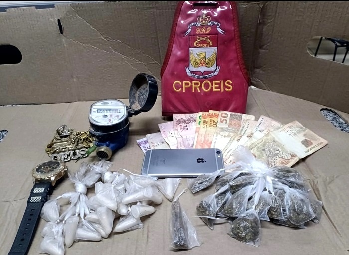 Menor é flagrado com drogas e dinheiro durante ação do PROEIS em São João da Barra