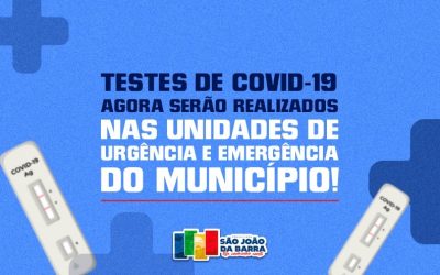 SJB altera esquema de testagem da Covid-19