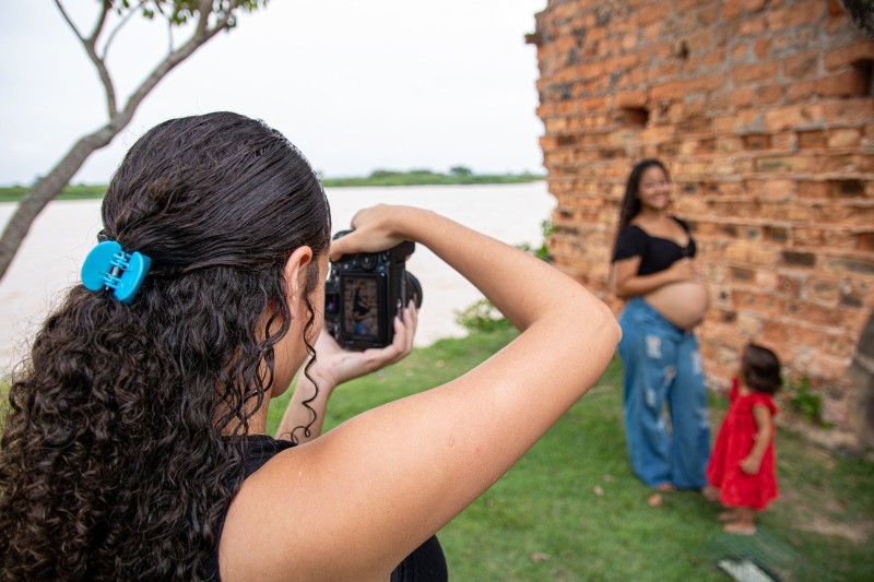 Projeto Retrato de Mãe realizado em SJB