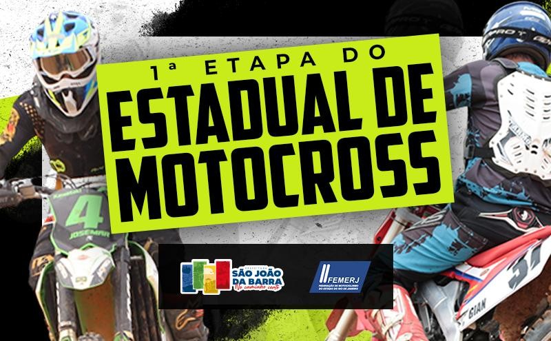 Balneário de Atafona recebe a 1ª etapa do Campeonato Estadual de Motocross