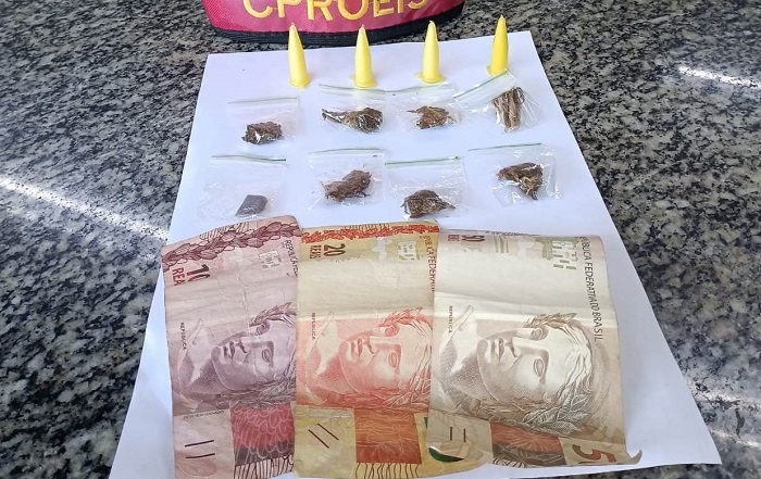 Adolescente é flagrado com cocaína e maconha durante patrulhamento do Proeis em Atafona