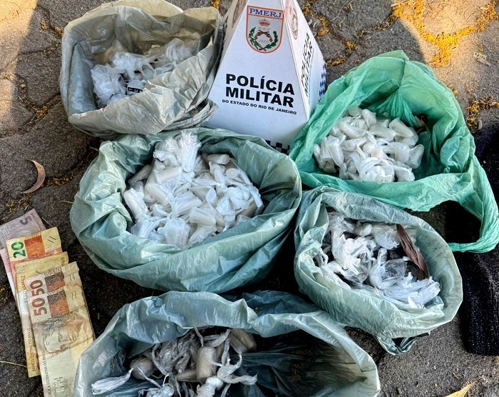 PM apreende drogas em São João da Barra