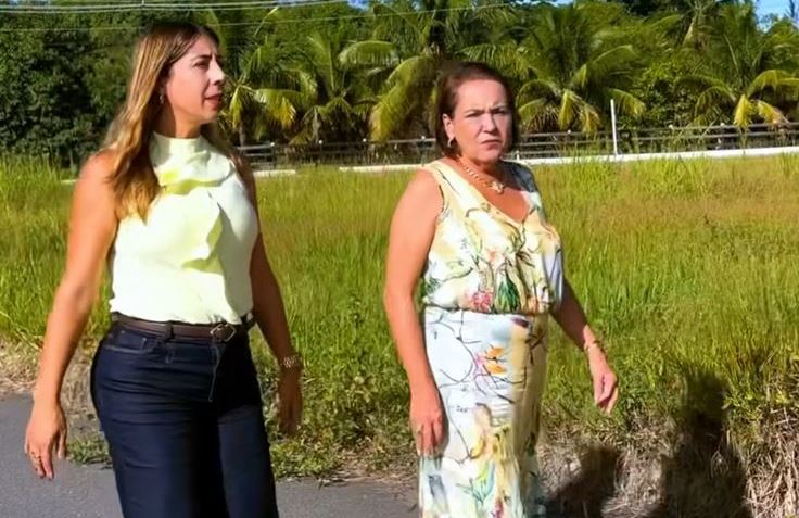 Vídeo – Carla Machado e Carla Caputi anunciam avanço nas obras da curva de Grussaí
