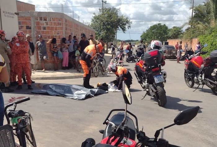 Vídeo – Mulher morre após acidente em Campos