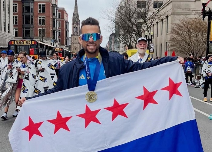 Vídeo – Atleta sanjoanense Dioni Miranda é o 7º melhor brasileiro na 130ª Maratona de Boston