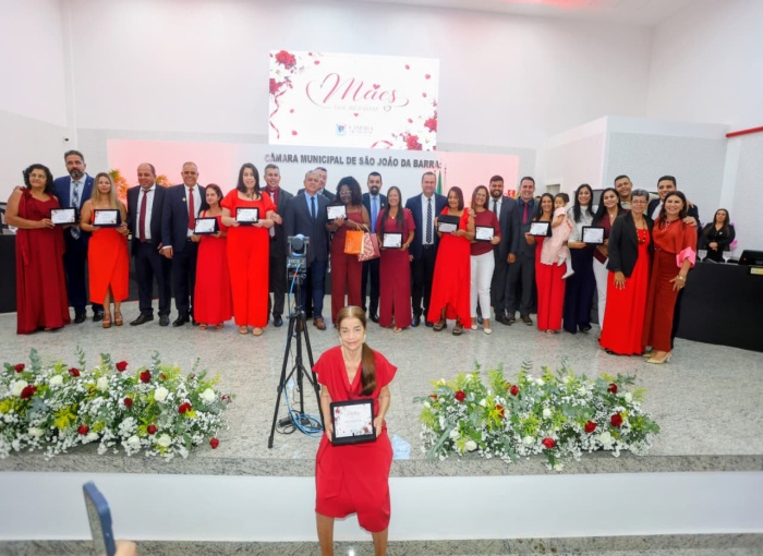 Mães de São João da Barra recebem homenagem da Câmara de Vereadores