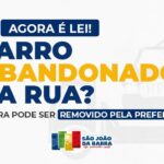 Lei autoriza remoção de veículos abandonados em vias públicas em SJB 17359_37859bcbd7ae34c297aec8a7a3602c07