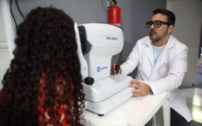 Parceria entre iniciativa privada e Prefeitura oferece exames de vista e doação de óculos em SJB