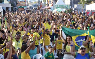 Torcida pela Seleção será com telão e música em SJB