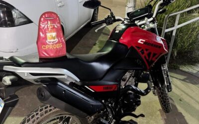 Motocicleta com alerta de roubo é localizada em Atafona e levada para regularização na 145ª DP