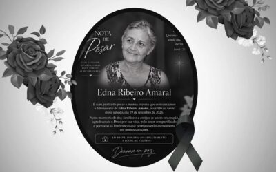 Morre, aos 76 anos, Edna Ribeiro Amaral, em São João da Barra