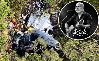 Vídeos – Bombeiros encontram helicóptero com corpo do cantor Rick