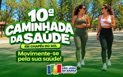Caminhada da Saúde acontece no sábado em Chapéu de Sol